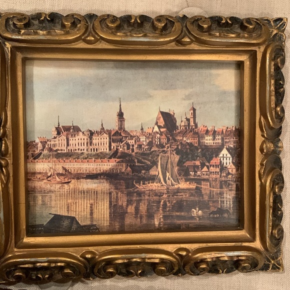 Framed Art View of Varsavia Bellotto and Rialto Bridge-Canaletto - Picture 3 of 4